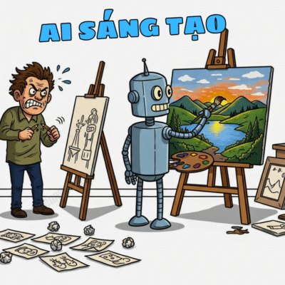 Robot vẽ tranh đẹp hơn họa sĩ con người