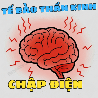 Hình ảnh não bộ bị nung nóng và trở nên kích động do sốt.