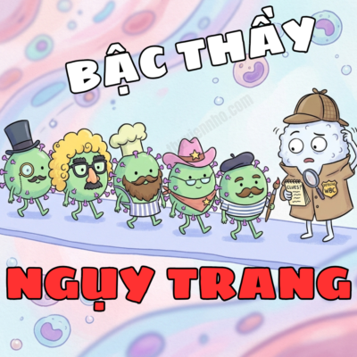 Các virus đang cải trang bằng nhiều phụ kiện khác nhau để đánh lừa hệ miễn dịch.
